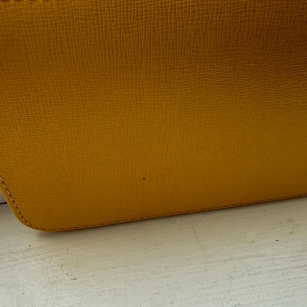 Dooney & Bourke Yellow Double Zip Satchel and Wallet Set in Dandelion with Tags - Picture 11 of 15